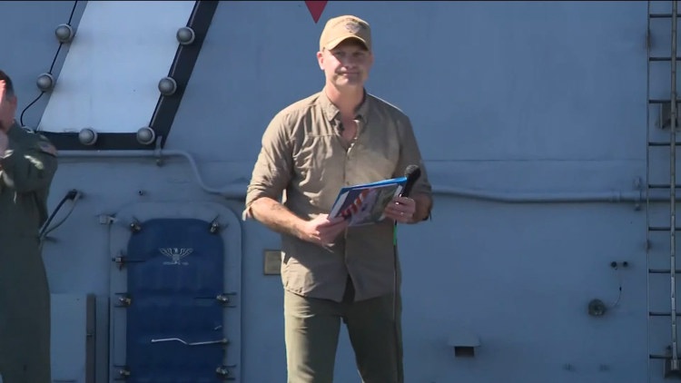 Defense Secretary Pete Hegseth visits San Diego to welcome USS Abraham Lincoln sailors home