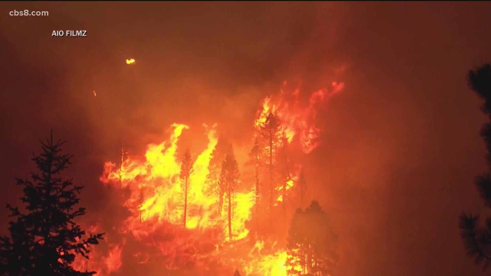 Tens of thousands of Tahoe residents are having to evacuate their homes as the fast-moving Caldor fire continues to grow and has surpassed 191,000 acres.