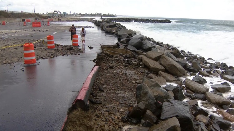 Tropical Storm Rachel erodes San Diego beaches, inundates coastal roads with over 2 inches of rain