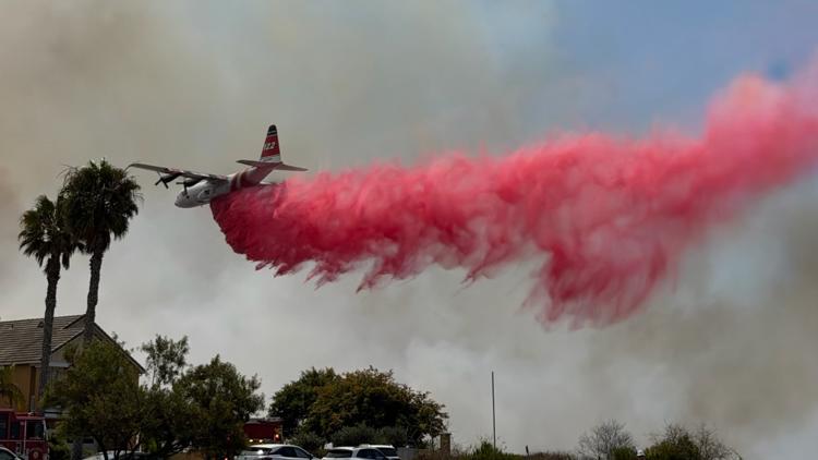 San Diego Fire Crews Contain Sorrento Valley Brush Fire; 90 Acres Burned, Evacuations Ordered