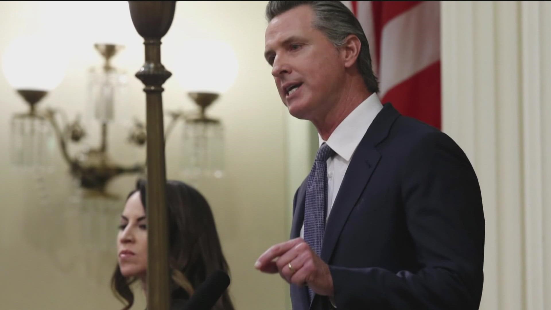 The San Diego County Registrar of Voters says there are two questions and even if you vote not to recall Newsom you can still vote for a candidate if he is recalled.