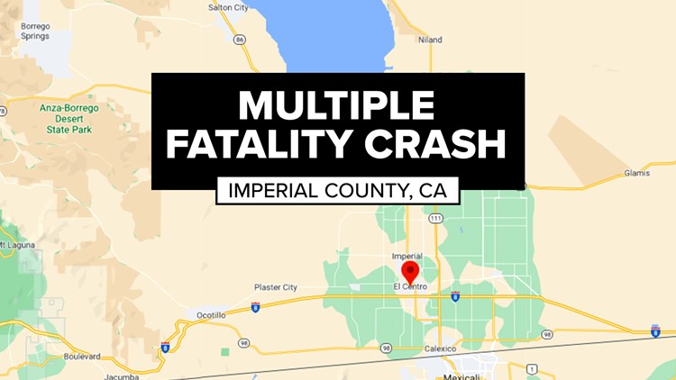 At least 15 people dead after vehicle crash in Imperial County