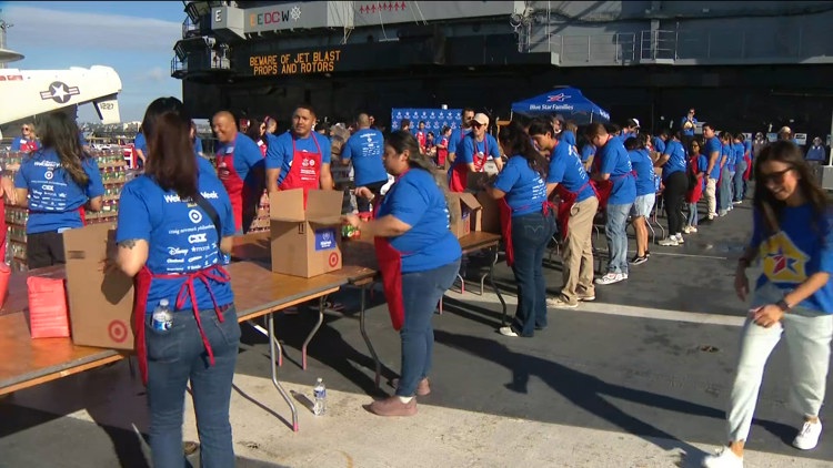 Target, Blue Star Families Deliver 1,000 Pantry Boxes to Military Families Relocating to San Diego