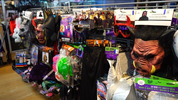 Thrift Halloween costumes at San Diego secondhand stores and skip high price tag