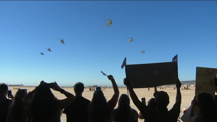 Portion of USS Abraham Lincoln strike group returns to San Diego