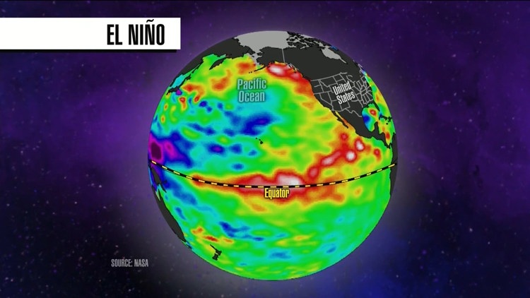 NOAA confirms El Niño has Arrived, raising odds of a wet winter in Southern California