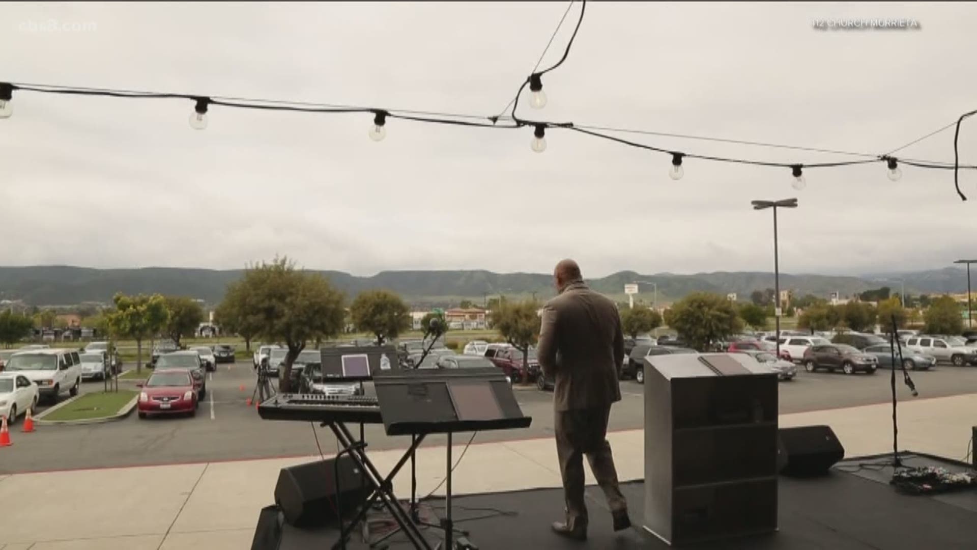 Churches around San Diego held virtual services to reach those who were asked to stay home. Meanwhile, one church in Murrieta fought to have a drive-in service.