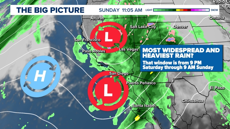 Minor coastal flooding continues through Friday as weekend rain chances climb | San Diego Local Forecast
