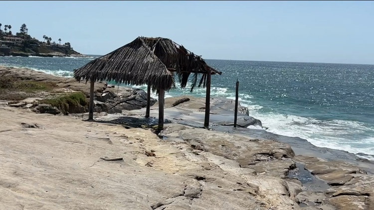 La Jolla's historic Windansea Surf Shack under repair ahead of winter surf