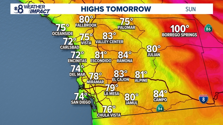 Marine Layer to Linger Into Early Morning; San Diego Faces Delayed Warming This Week