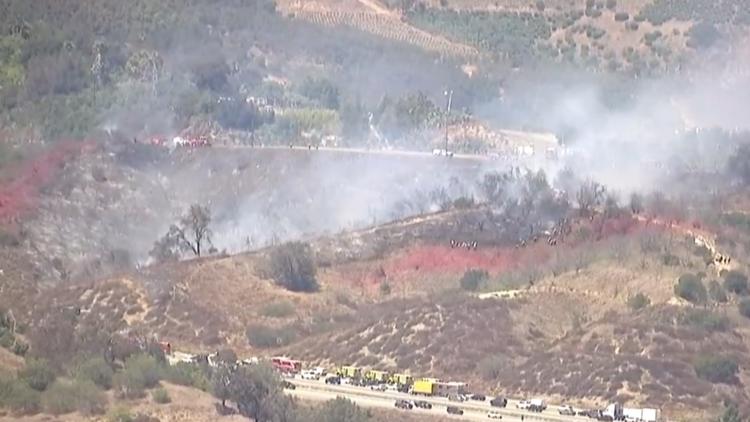 Mission Fire | Crews make progress on vegetation fire in Fallbrook