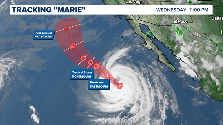 Hurricane Marie to Bring High Surf and Minor Flooding to San Diego Over Labor Day Weekend