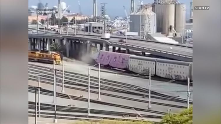 Harbor Drive opens after train derailment causes week-long closure