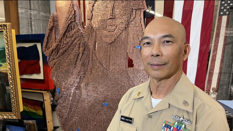Veteran's 'Lady Liberty' sculpture at San Diego County Fair sparks mental health conversations