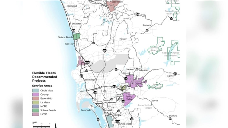 SANDAG awards $4.5M for microtransit projects to boost travel options in San Diego County