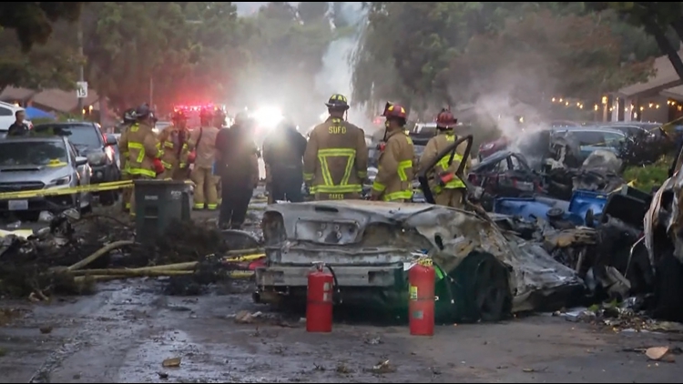 Multiple believed dead after small plane crashes into San Diego neighborhood, officials say