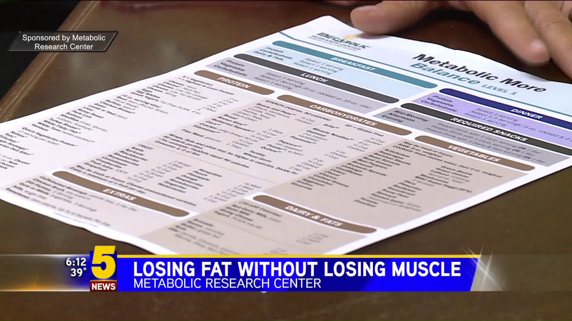 Metabolic Research Center - Losing Weight Without Losing Muscule - Phase 24