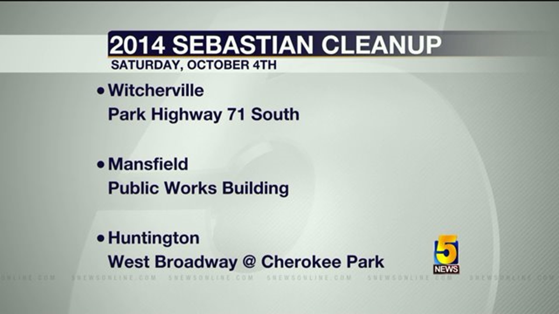Sebastian County Cleanup Helps Get Rid Of Unwanted Items