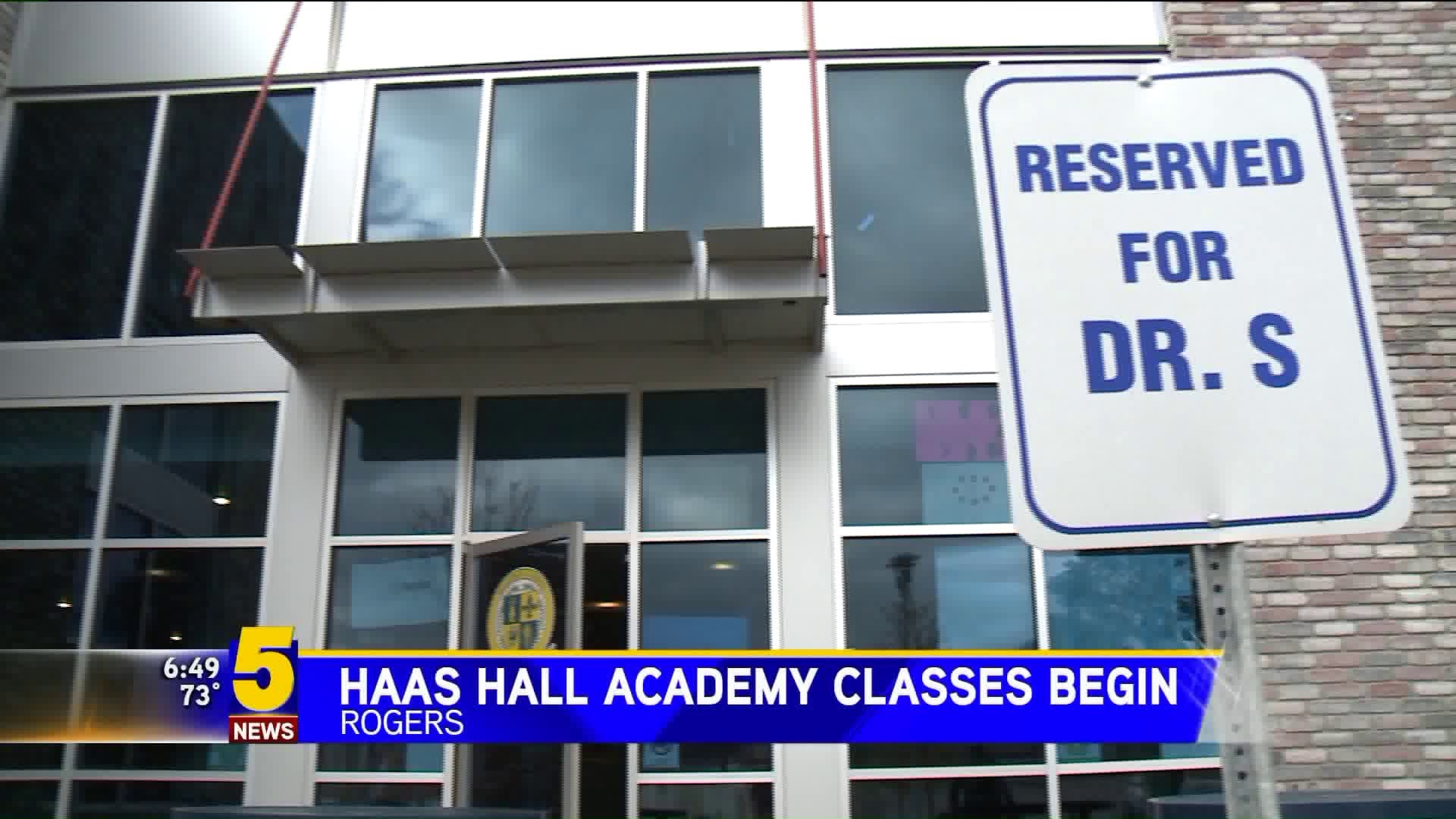 Haas Hall Classes Begin
