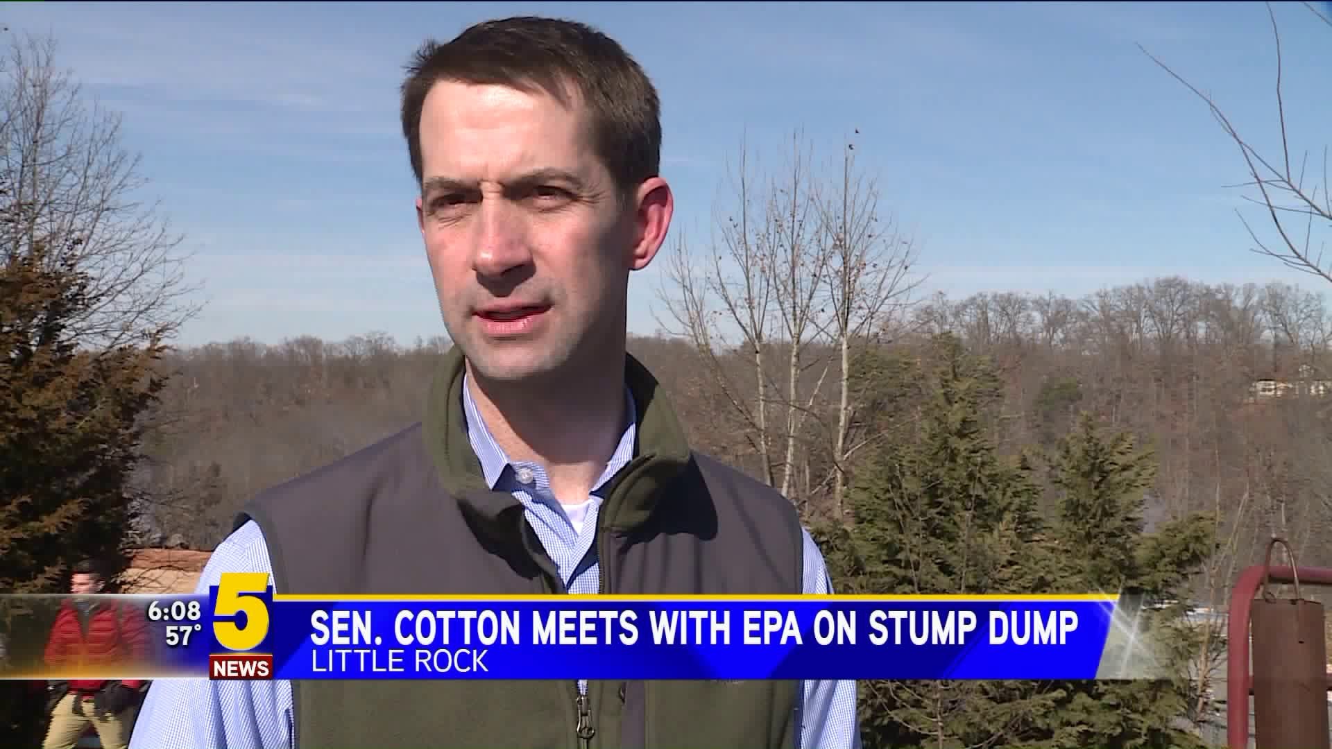Senator Cotton Meets With EPA On Stump Dump