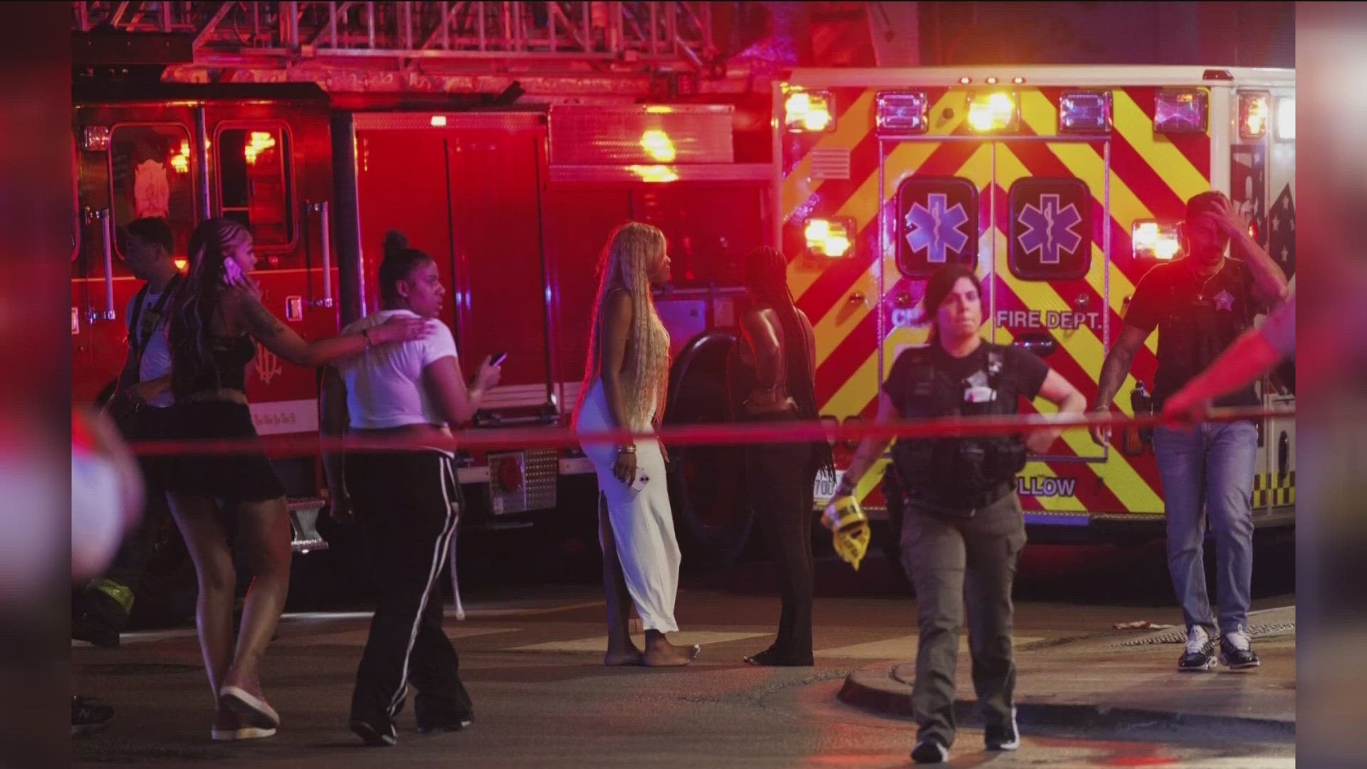 The shooting happened at a restaurant that had just hosted the release party for a rapper's new album. 