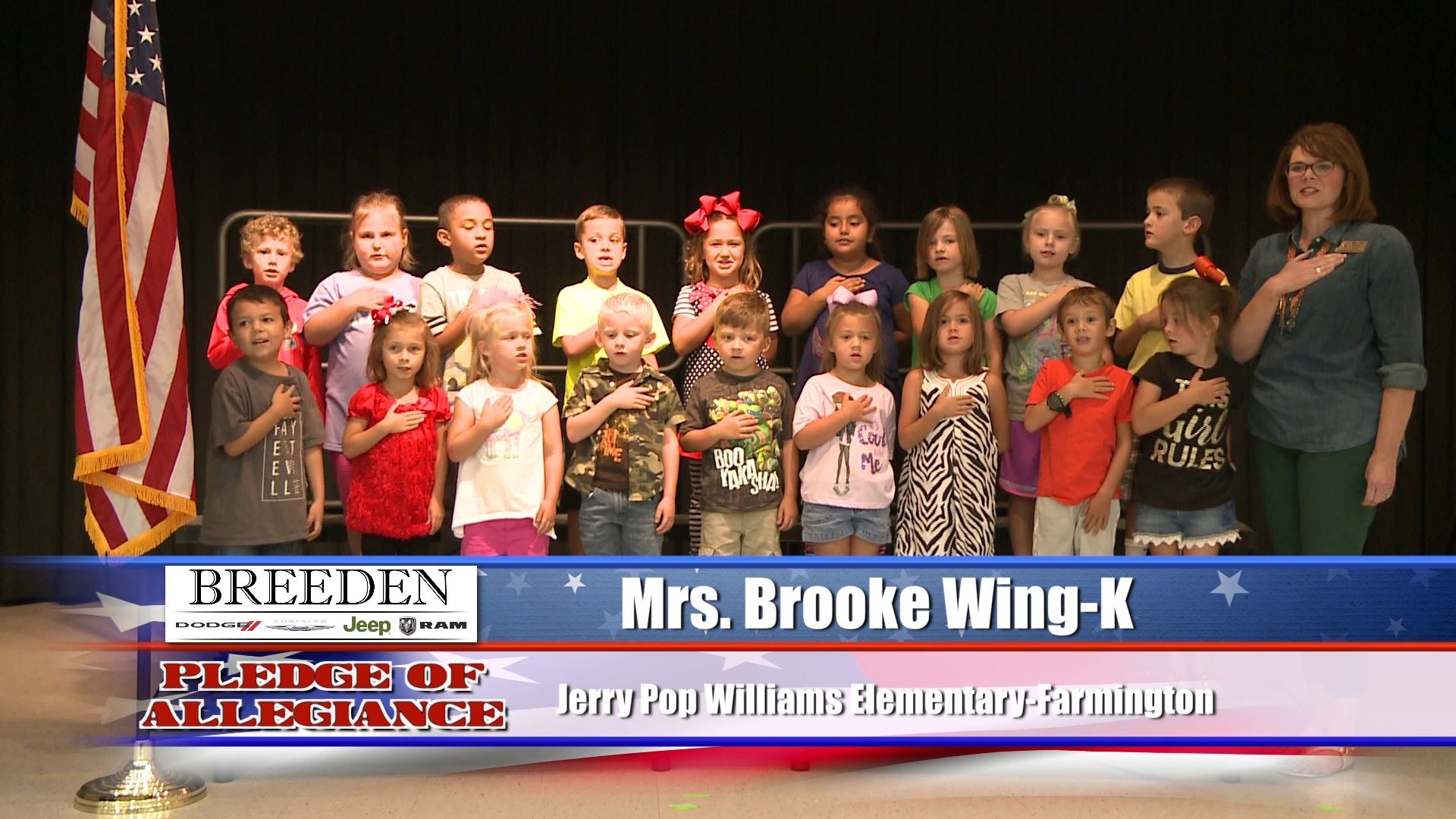 Mrs. Brooke Wing  Kindergarten  Jerry Pop Williams Elementary - Farmington