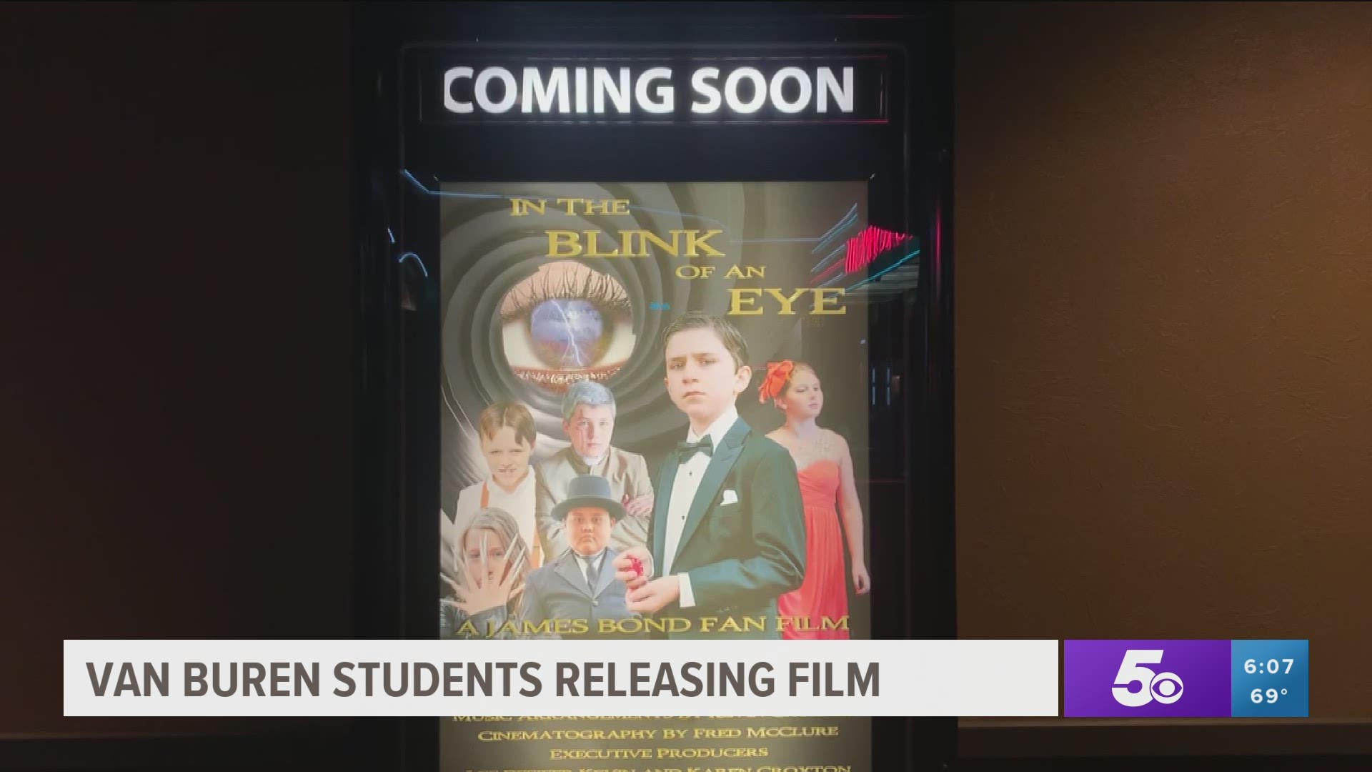 Van Buren Parkview students and their Emmy Award-Winning music teacher Kevin Croxton is making movie magic with a James bond fan film