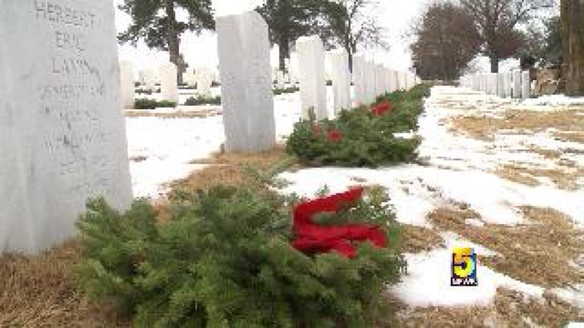 Wreaths At National Cemetery