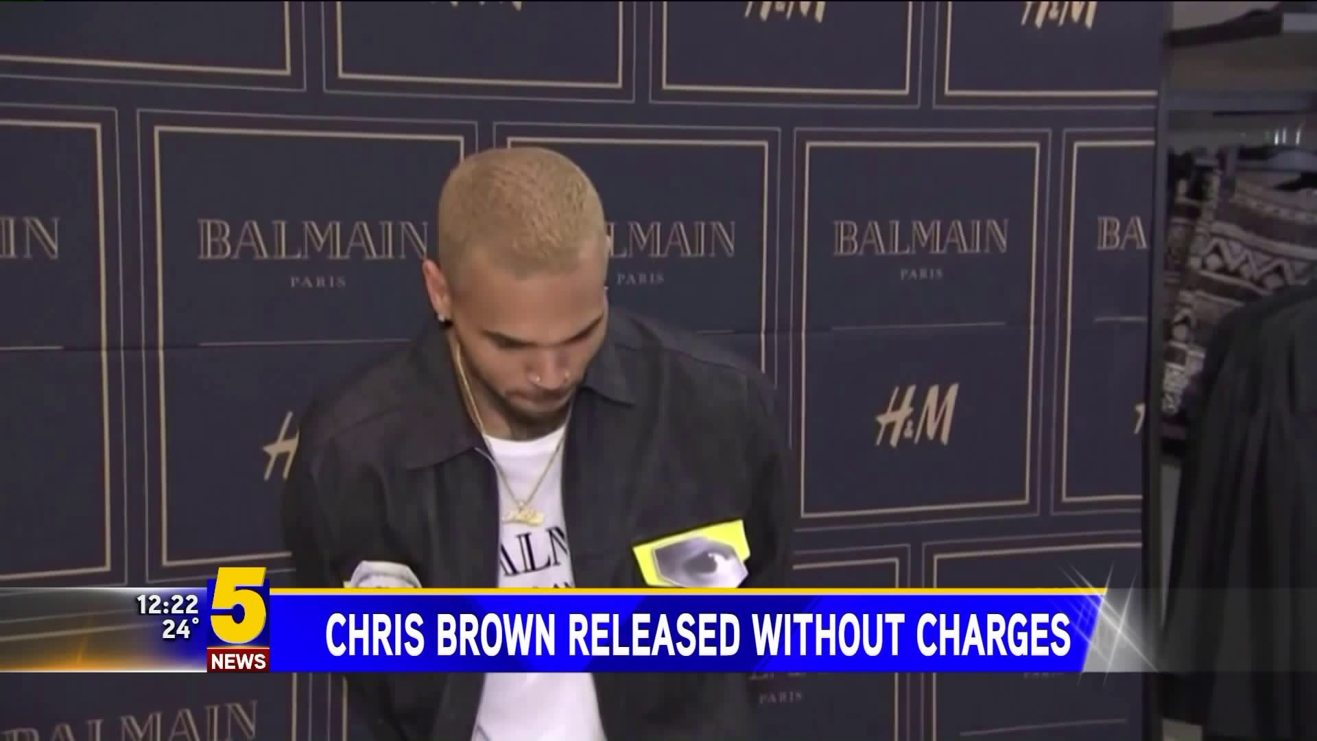 Chris Brown Released Without Charges For Alleged Rape In Paris