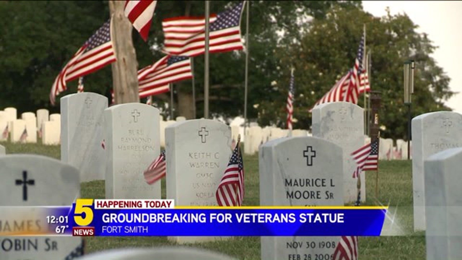 Fort Smith National Cemetery Breaks Ground On Veterans Monument ...