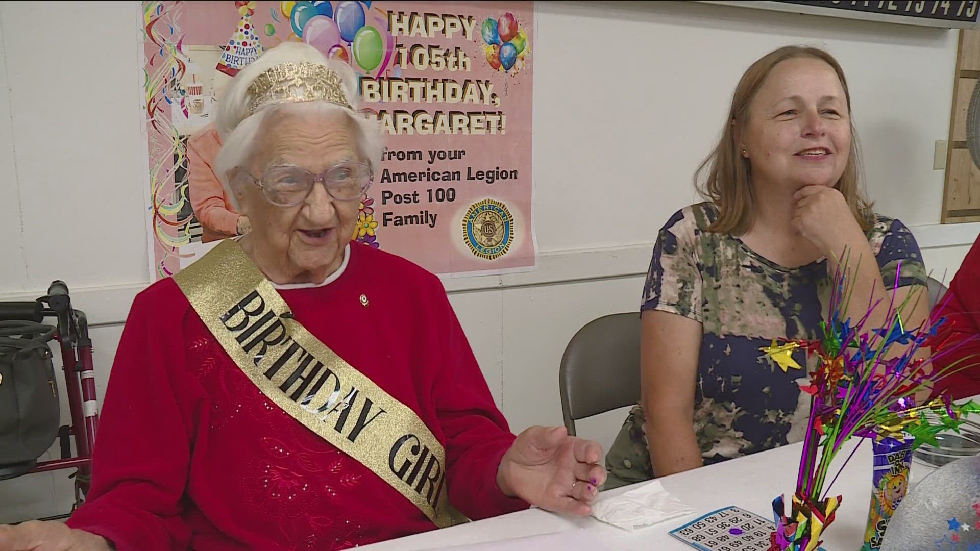 Margaret Otte grew up on a farm milking three cows a day.