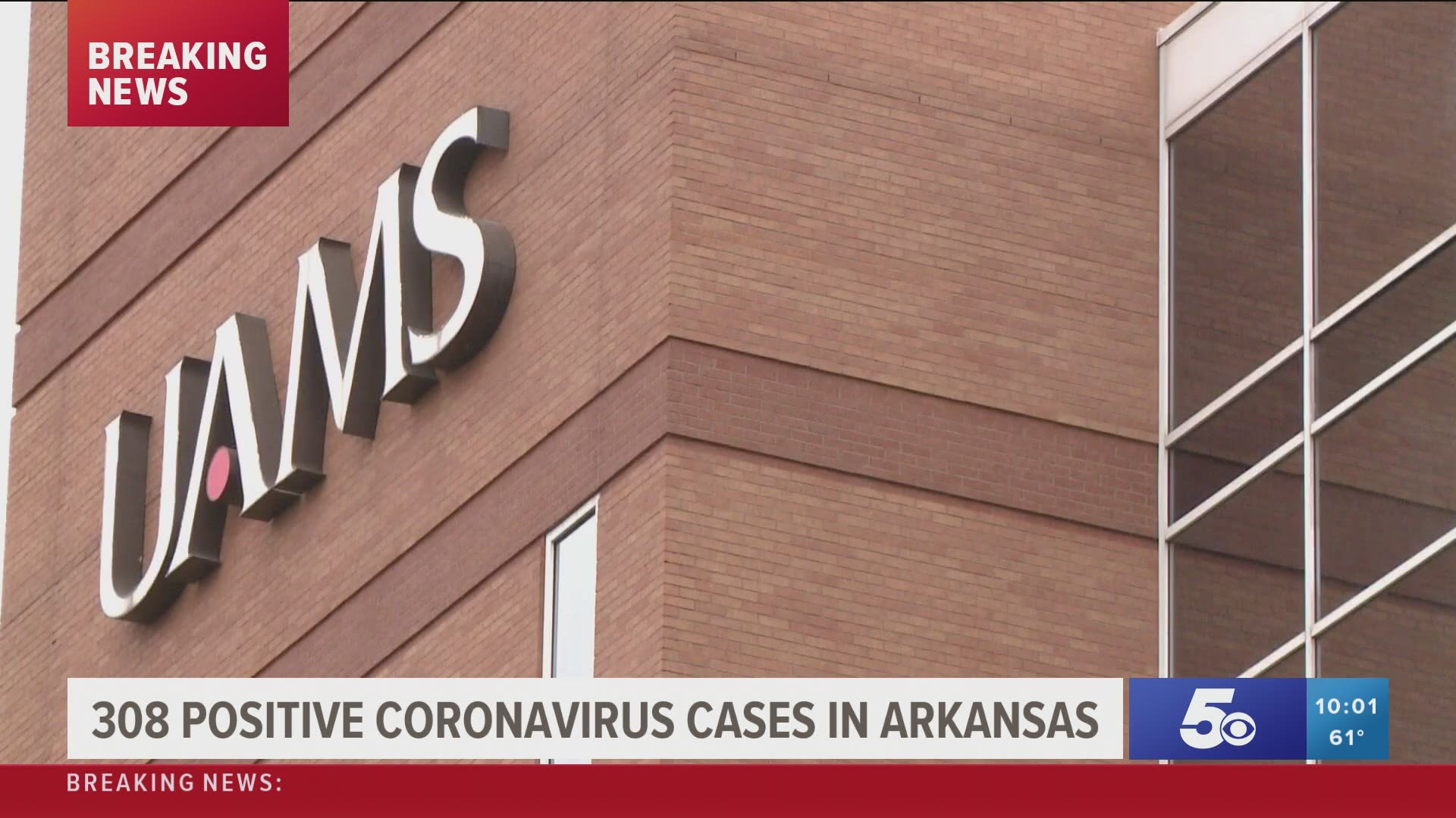 308 positive coronavirus cases in Arkansas