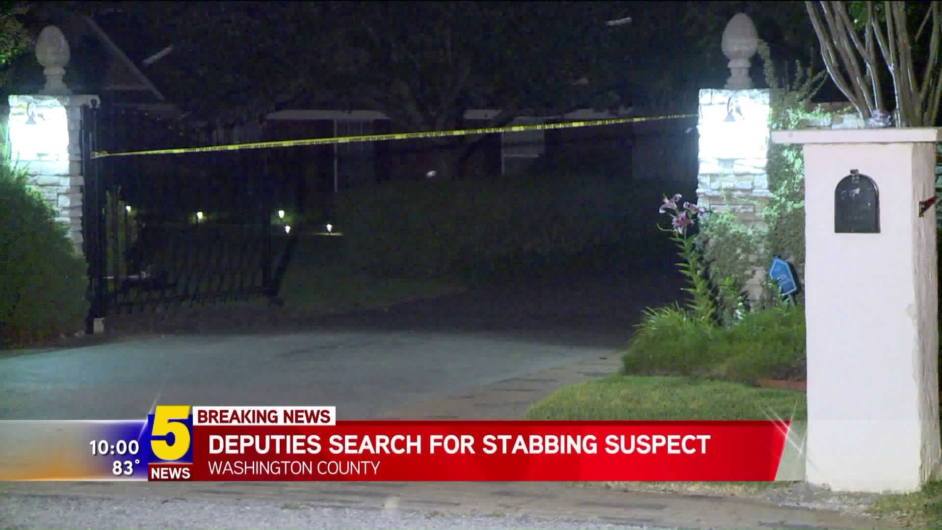 Deputies Search For Stabbing Suspect