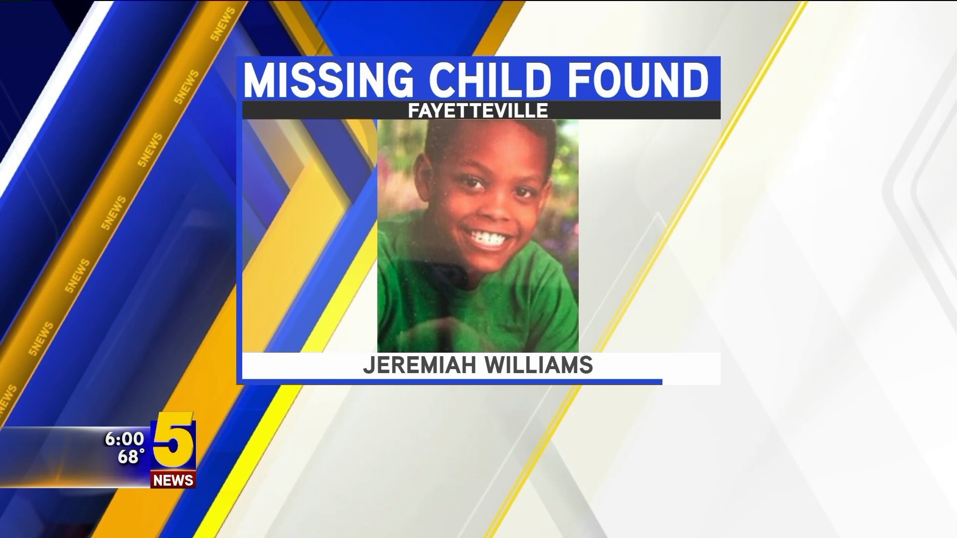 Missing Child Found Safe