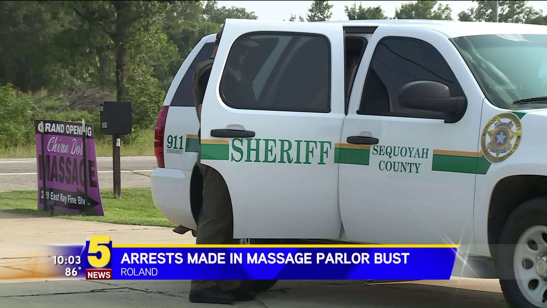 Arrests Made In Massage Parlor Bust