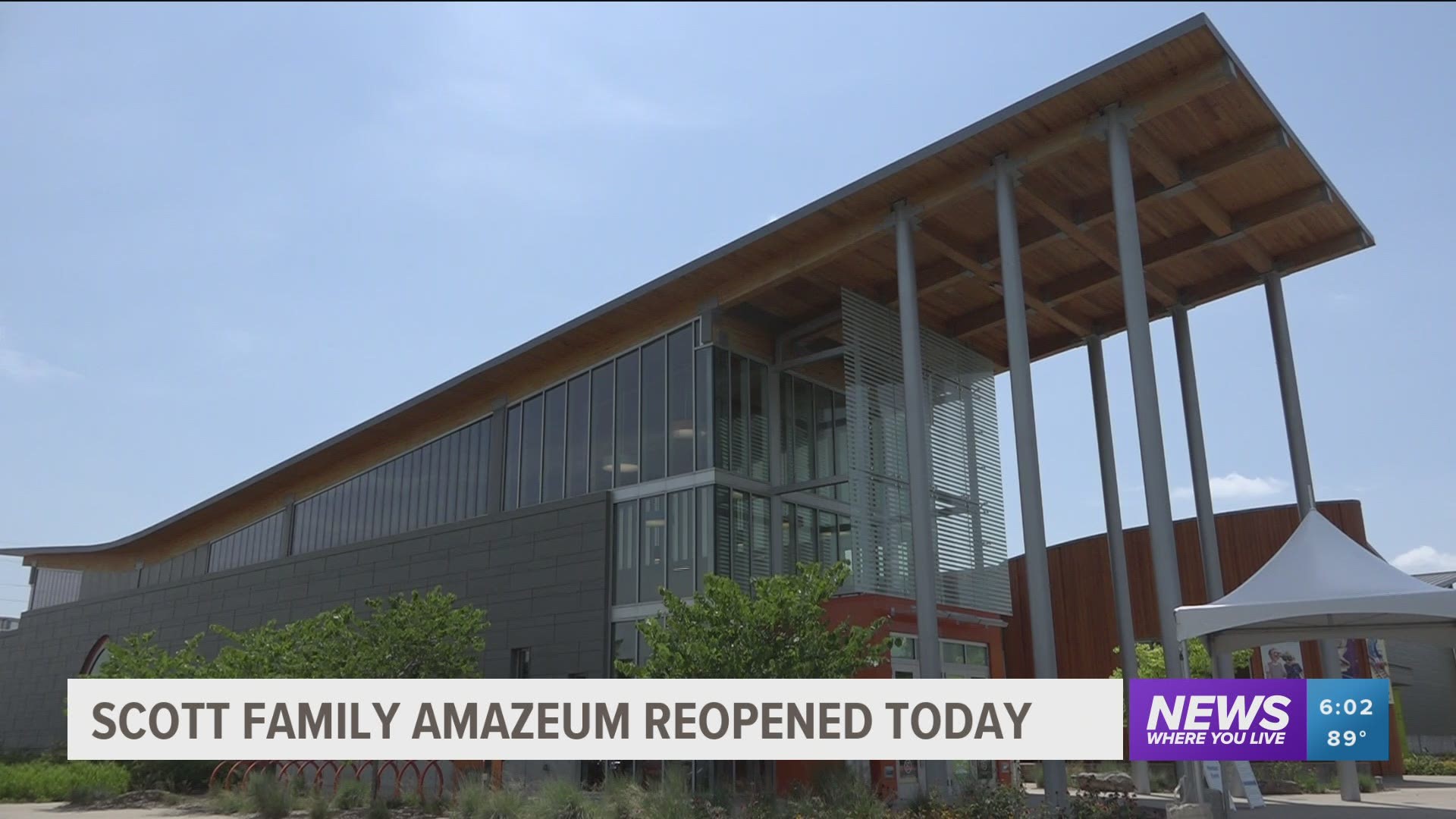 Scott Family Amazeum reopened today.