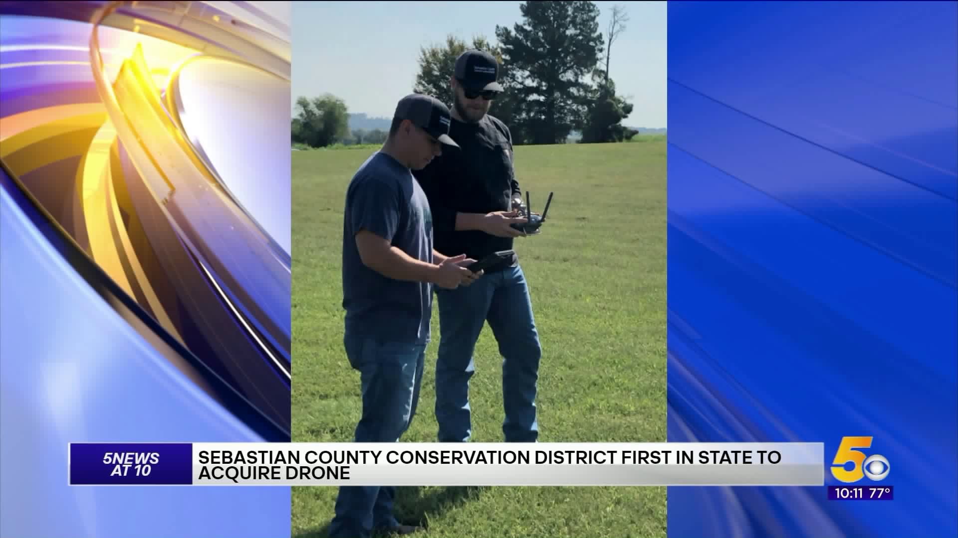 Sebastian County Conservation District Reaches New Heights With Drone