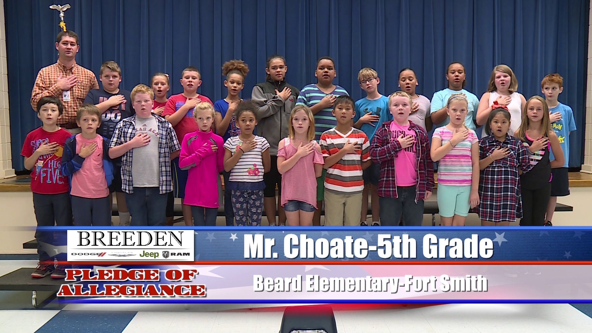 Mr. Choate  5h Grade  Beard Elementary  Fort Smith