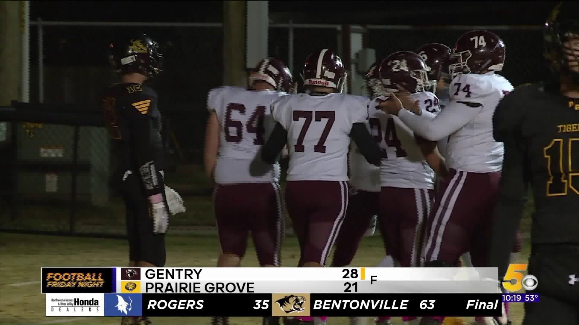 Gentry vs Prairie Grove