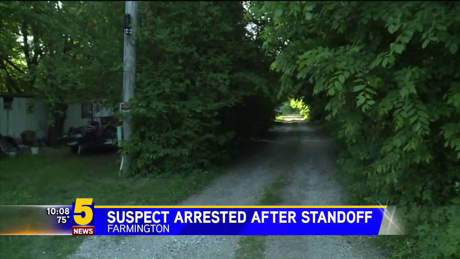 Suspect Arrested After Standoff in Farmington