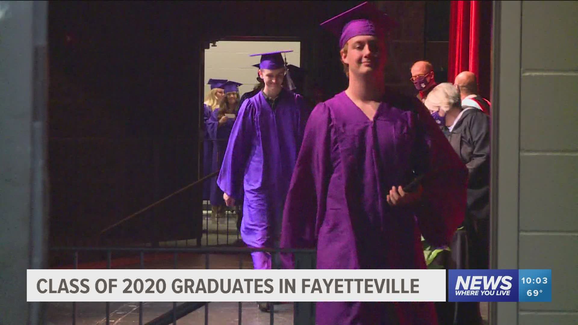 Fayetteville holds graduation ceremony despite COVID19 pandemic