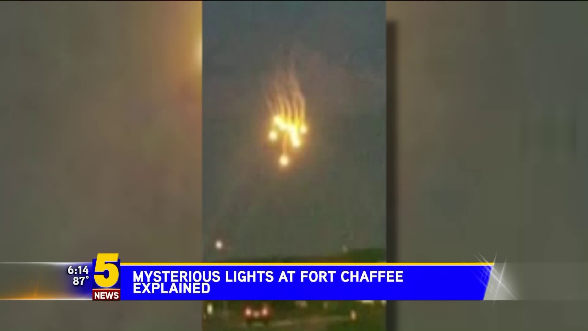 Mysterious Lights Over Fort Chaffee Explained