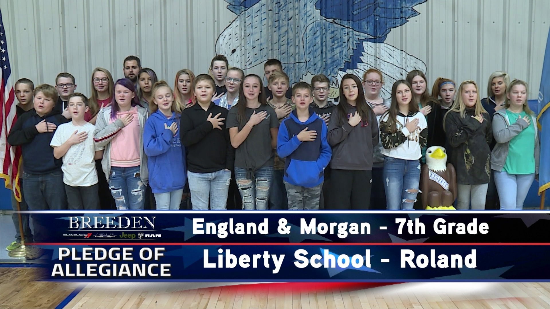 England & Morgan  7th Grade Liberty School, Roland
