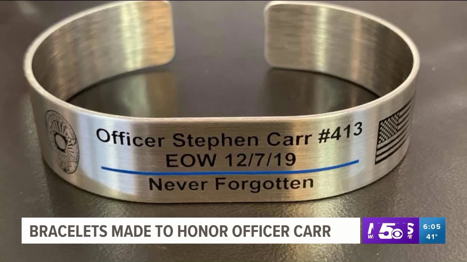 The Diamond Center In Fayetteville Selling Bracelets To Honor Fallen Officer Stephen Carr