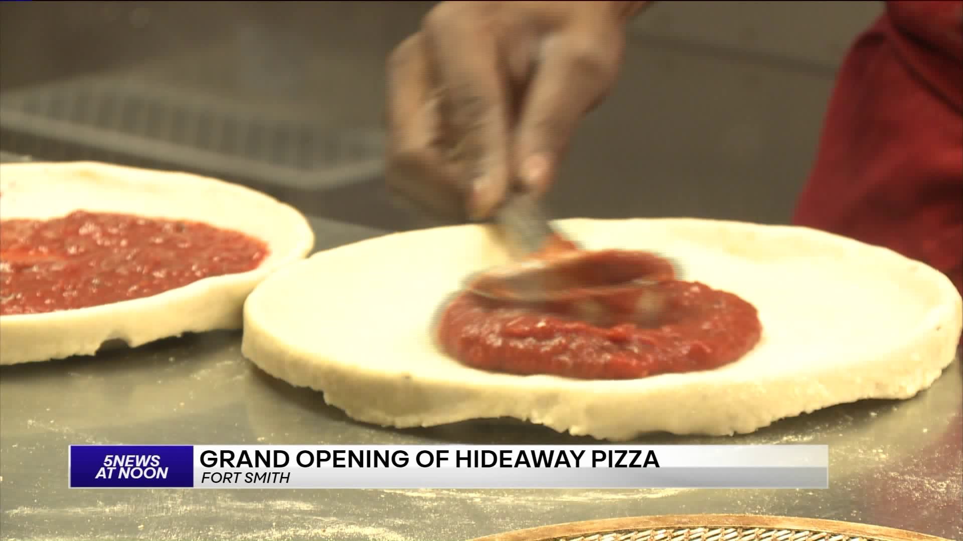Grand Opening of Hideaway Pizza