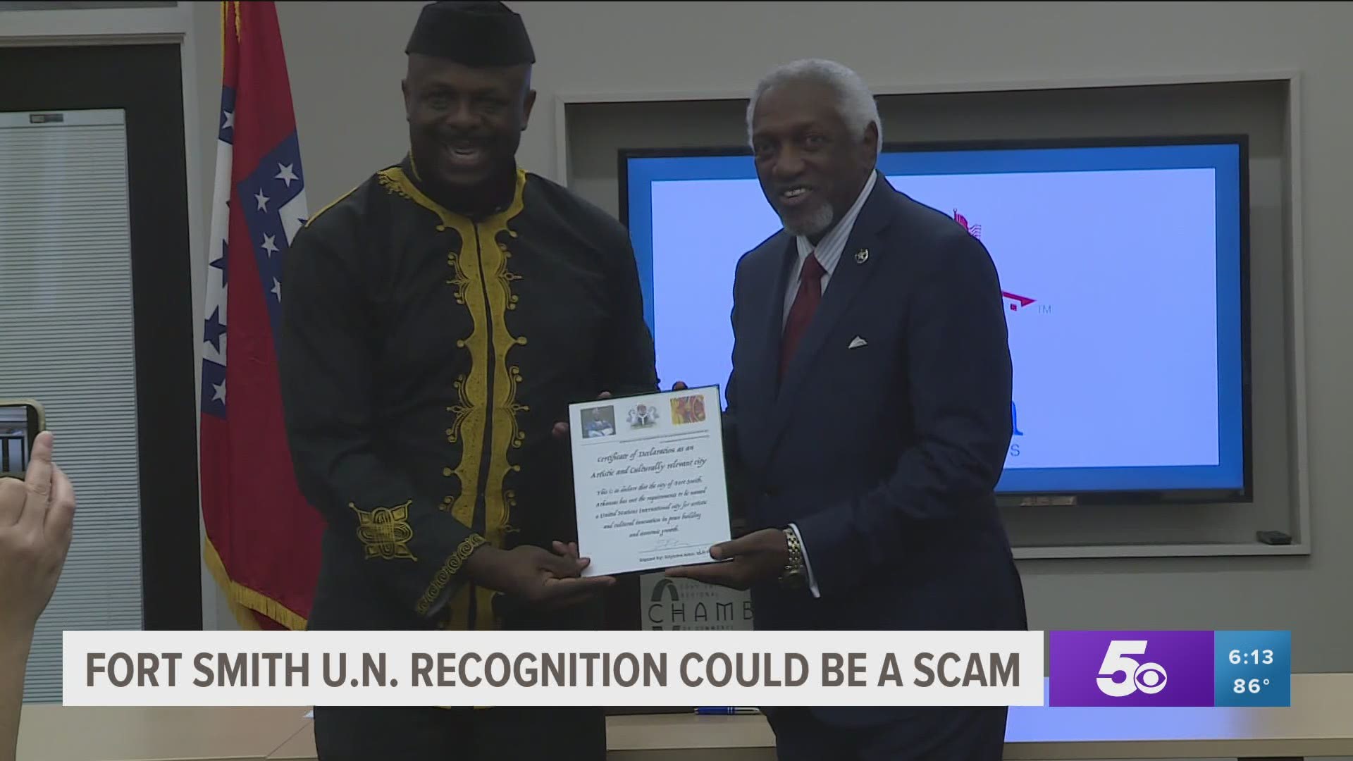 The city announced at a press conference that it had received recognition as a United Nations international city for artistic and cultural innovation.