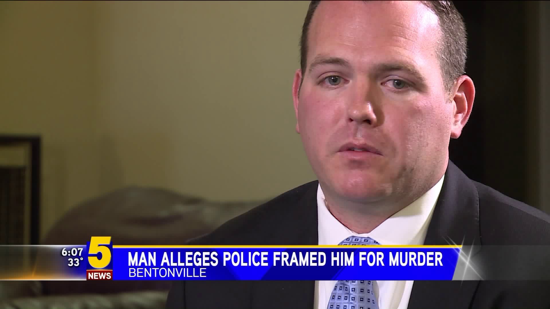 Man Alleges Bentonville Police Framed Him For Murder