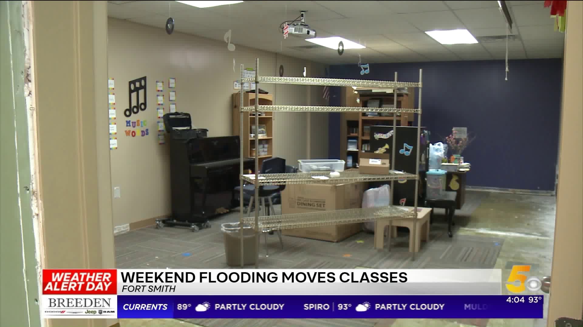 Flooding Causes Union Christian Academy To Hold Classes At Local Churches