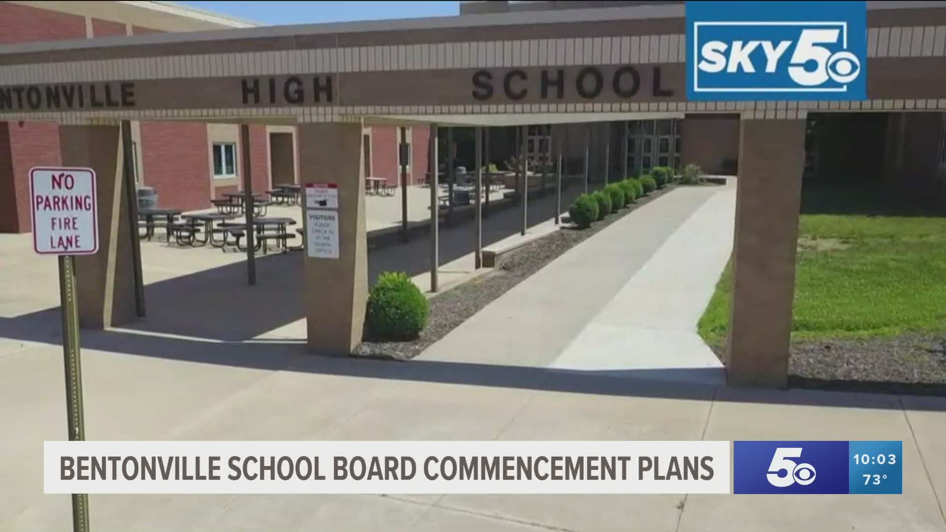 Bentonville School Board makes a decision on 2020 graduation