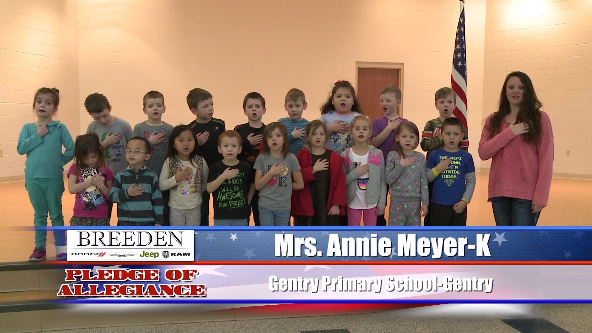 Mrs. Annie Meyer  K  Gentry Primary School  Gentry